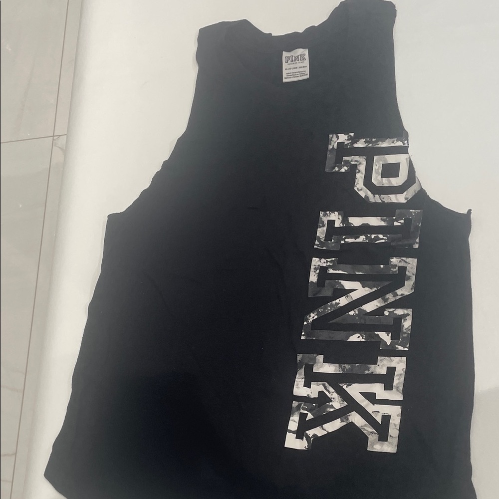Victoria's Secret Black Graphic Tee